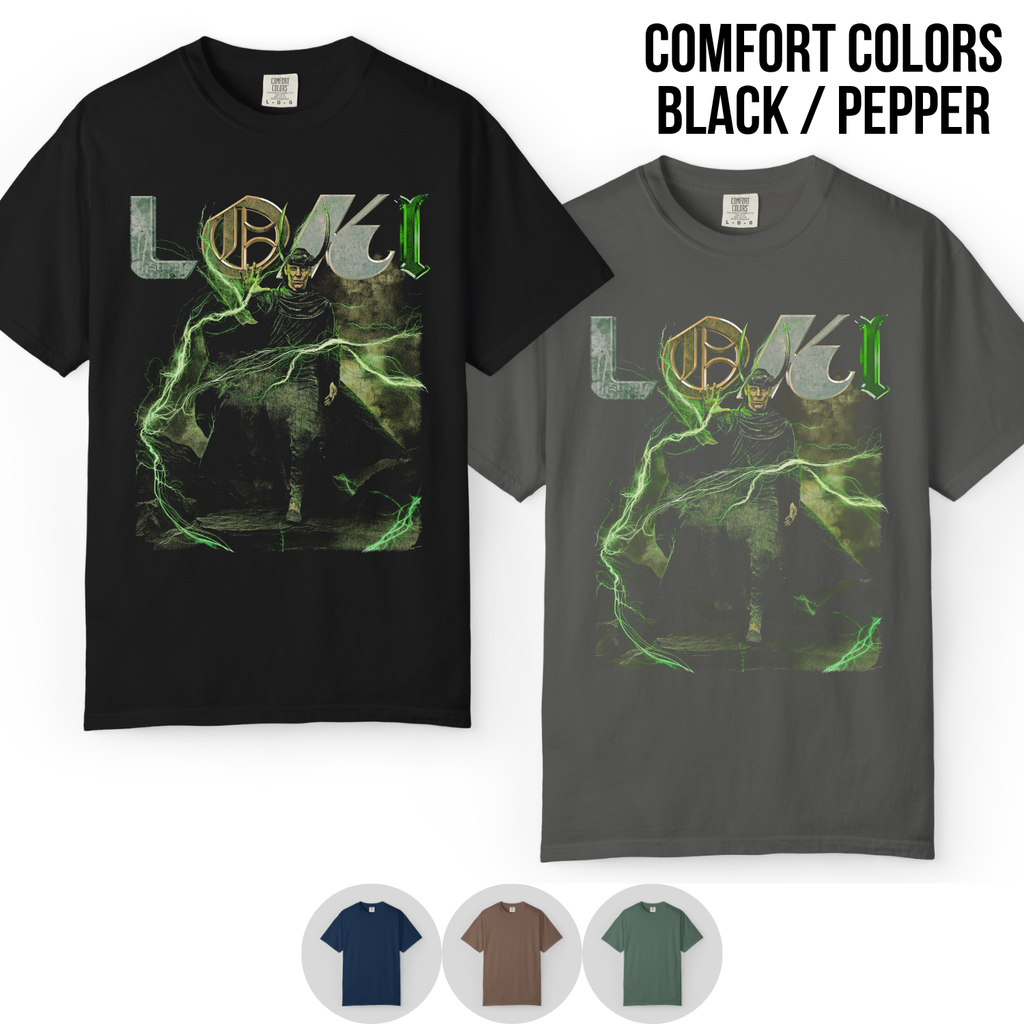 Loki Shirt – God of Stories Marvel Loki Green Magic Graphic Shirt, Marvel Loki Fan Gift, Vintage Loki Shirt, Retro Marvel Merch
