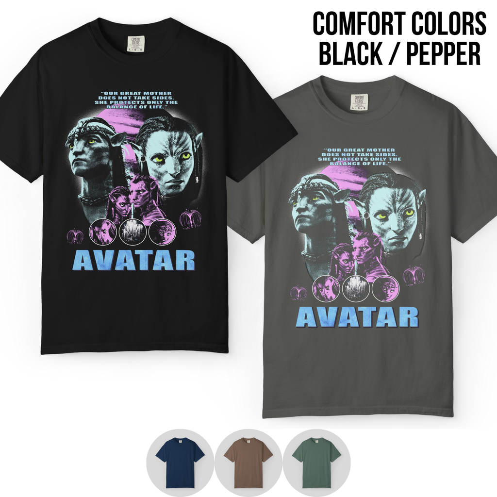 Avatar Shirt – Neytiri & Jake Sully Vintage Pandora Tee