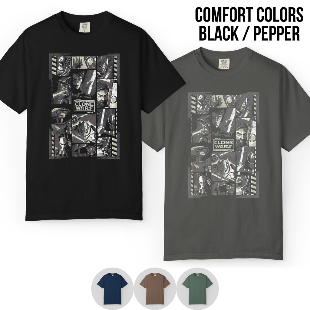 Star Wars The Clone Wars Shirt - Star Wars Vintage Graphic Tee