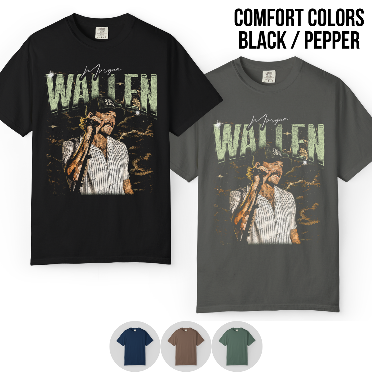 Morgan Wallen Shirt – Morgan Wallen Vintage Bootleg Graphic Shirt, Morgan Wallen Portrait Tee, Country Music Fan Gift, Morgan Wallen Concert Merch