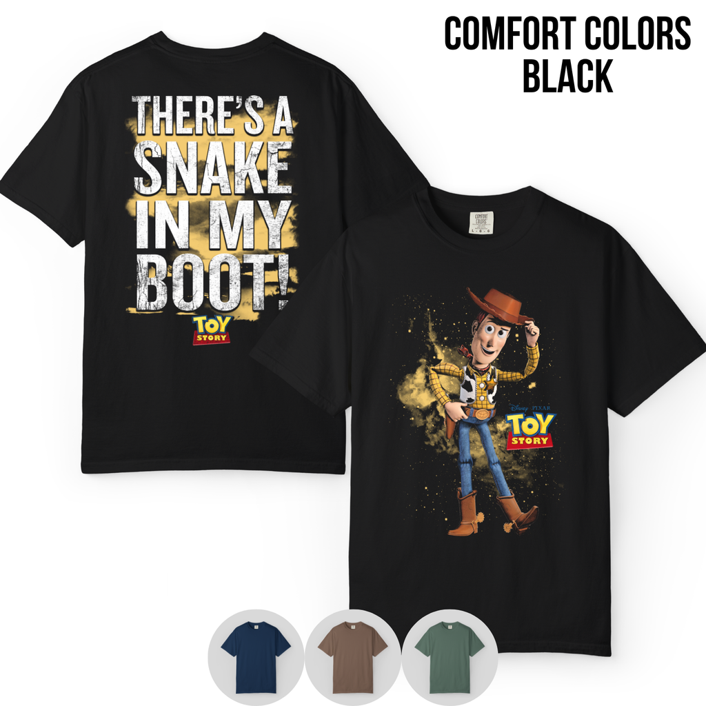 Toy Story Woody Shirt – There’s a Snake in My Boot Tee