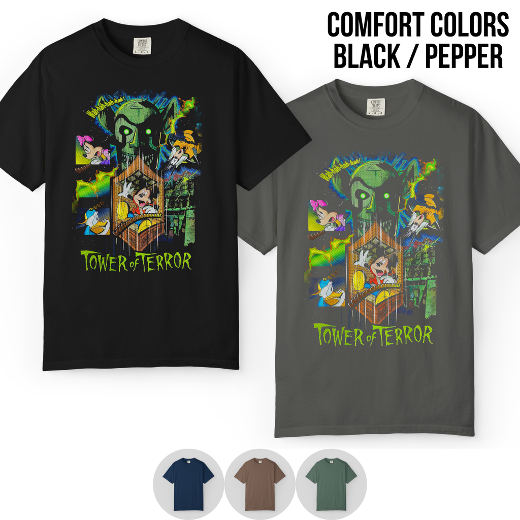 Retro Tower of Terror Shirt – Disney Halloween Tee