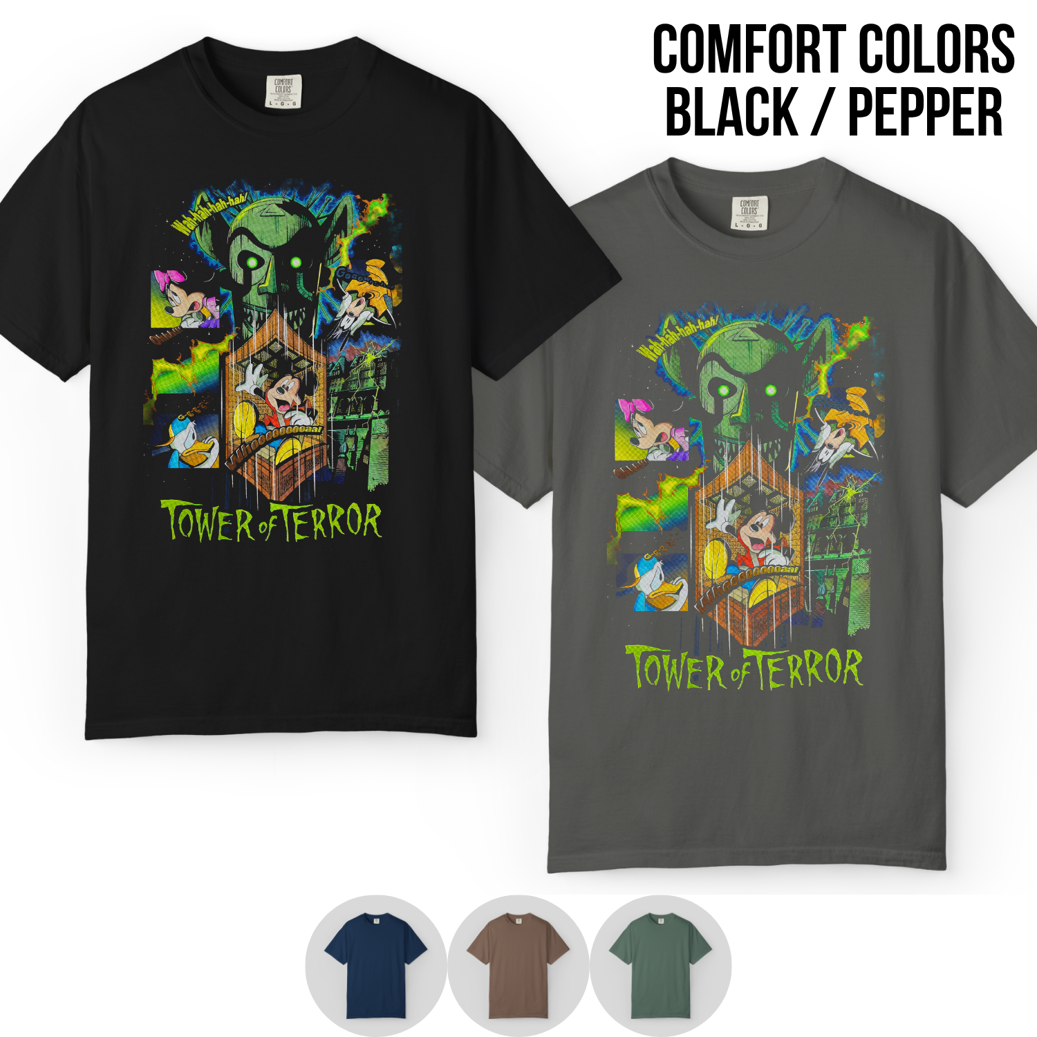Retro Tower of Terror Shirt – Disney Halloween Tee