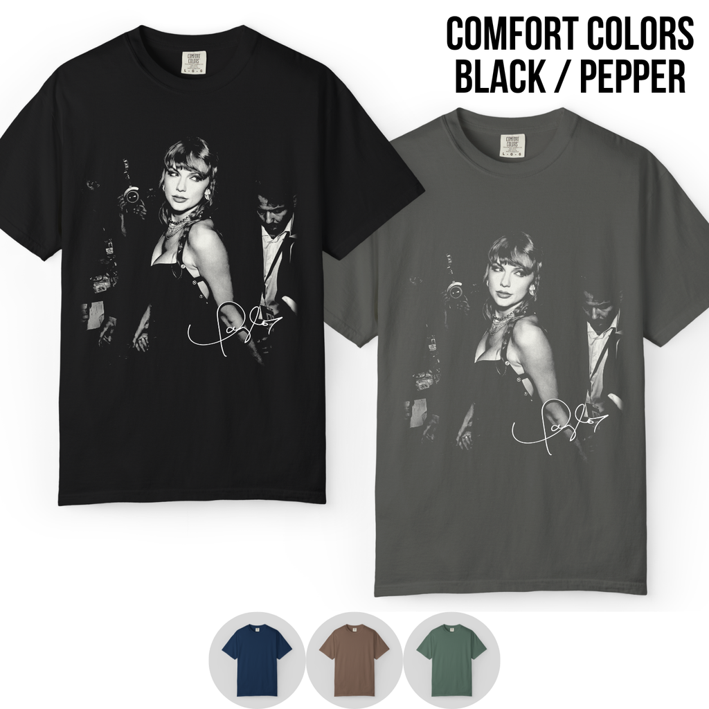 Taylor Swift Shirt – Paparazzi Portrait Graphic Tee, Taylor Swift Fan Gift