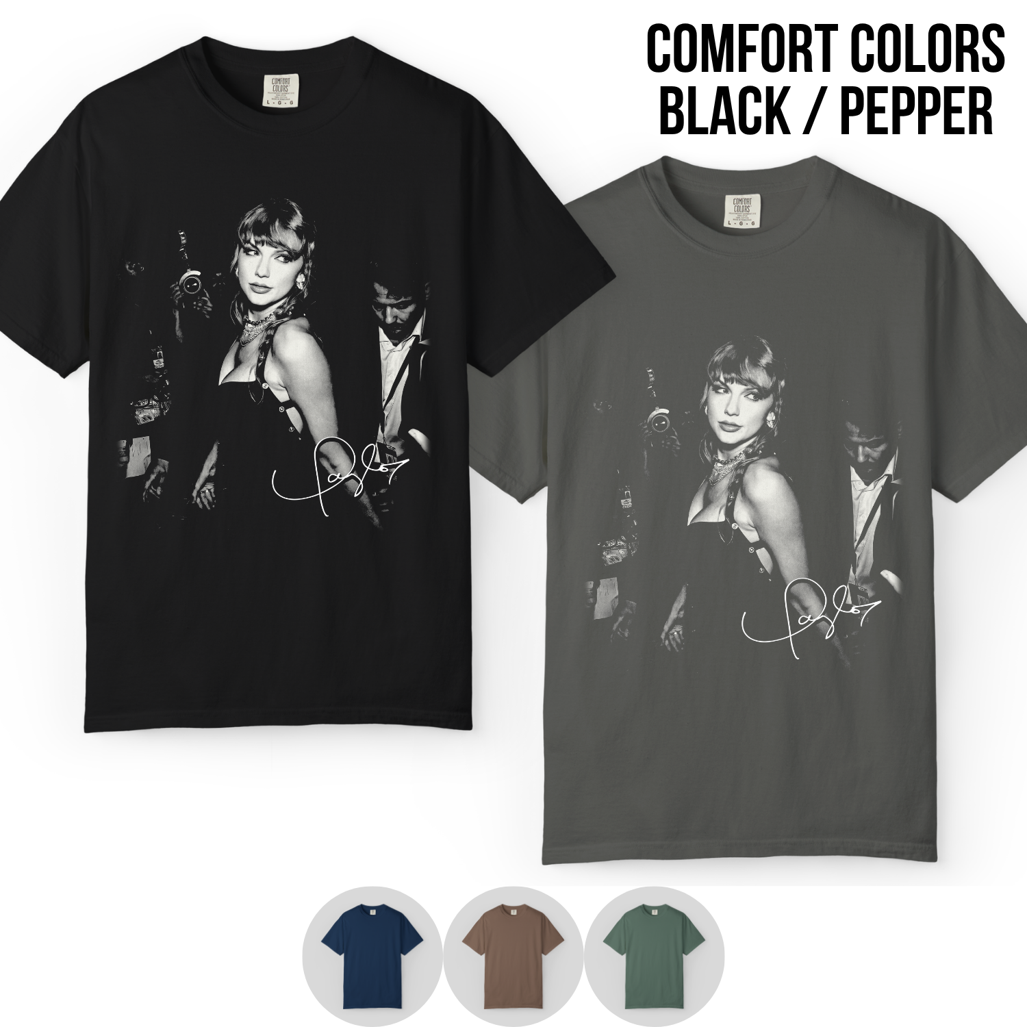 Taylor Swift Shirt – Paparazzi Portrait Graphic Tee, Taylor Swift Fan Gift
