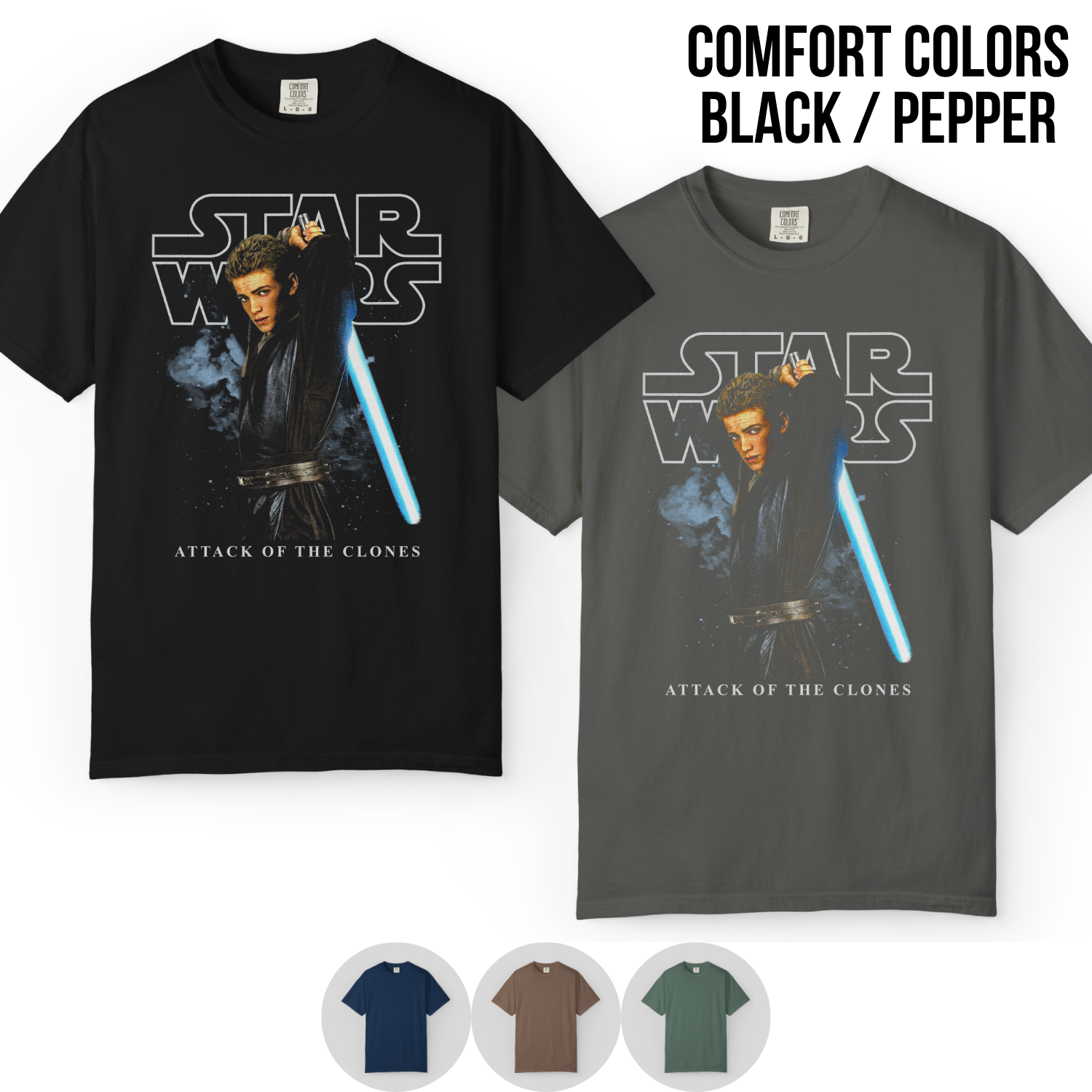 Anakin Skywalker Shirt - Star Wars Attack of the Clones Tee