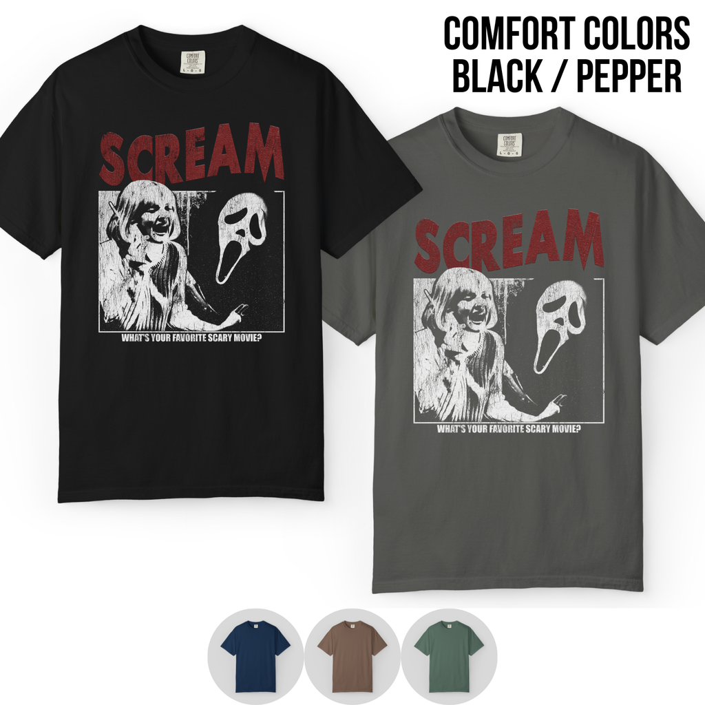Scream Shirt Vintage Horror Tee - Ghostface Graphic T-Shirt