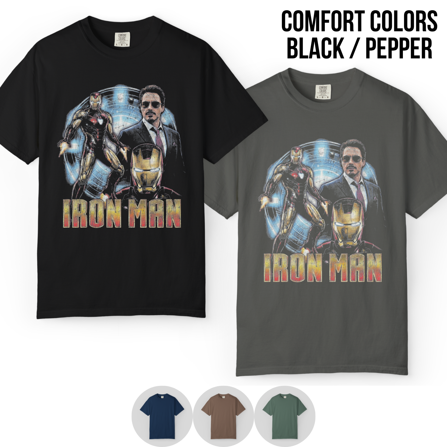 Marvel Iron Man Shirt – Tony Stark Iron Man Bootleg Graphic Tee