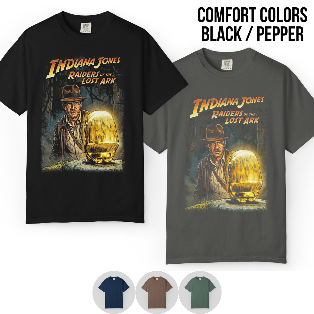 Indiana Jones Shirt – Raiders of the Lost Ark Tee, Indiana Jones Graphic Tee