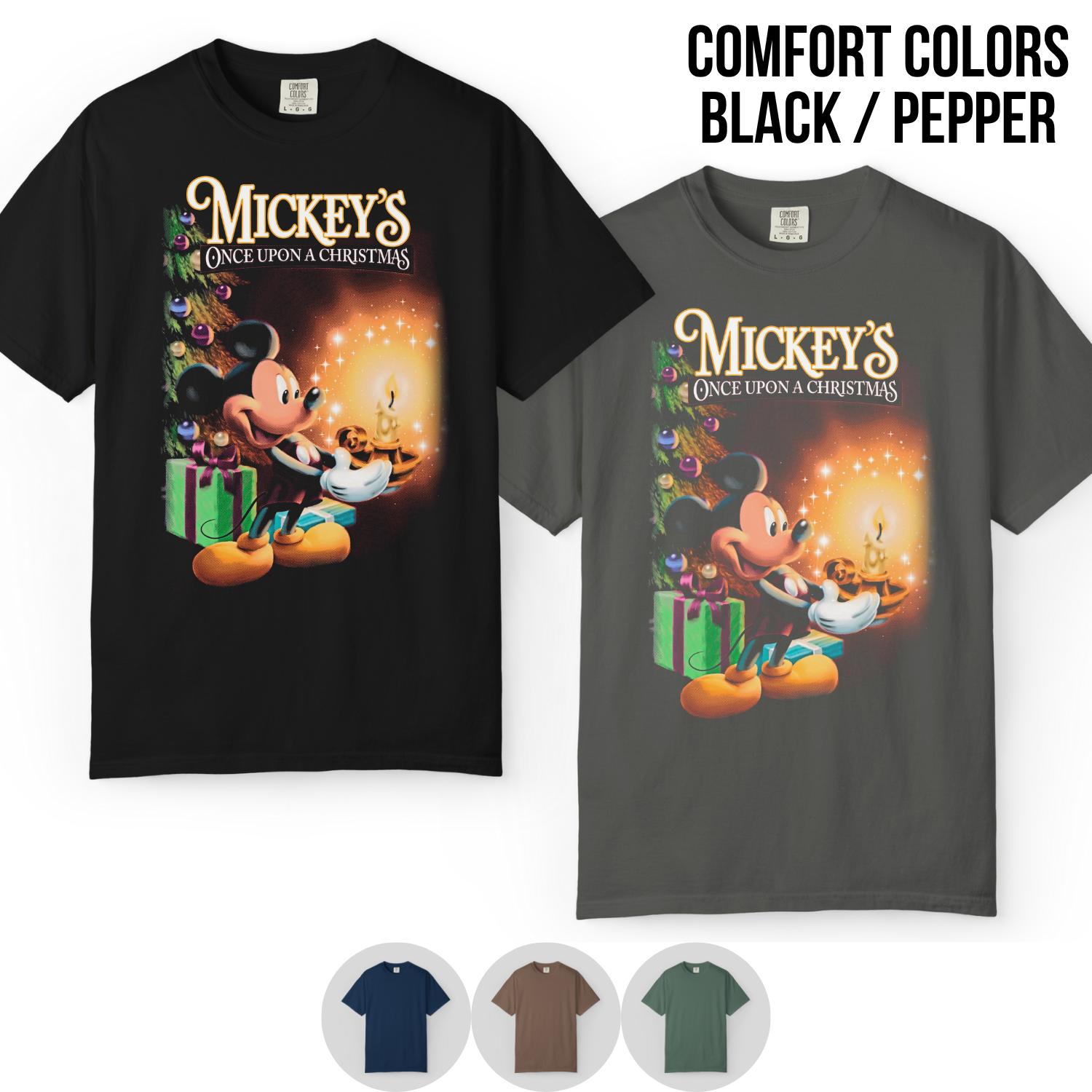 Mickey’s Once Upon a Christmas Shirt – Disney Christmas Graphic Tee