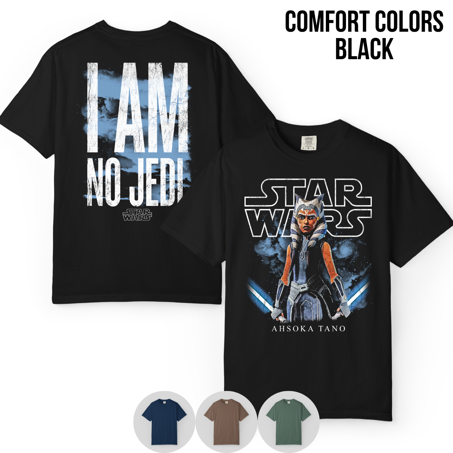 Vintage Ahsoka Tano Star Wars Shirt – I Am No Jedi Tee