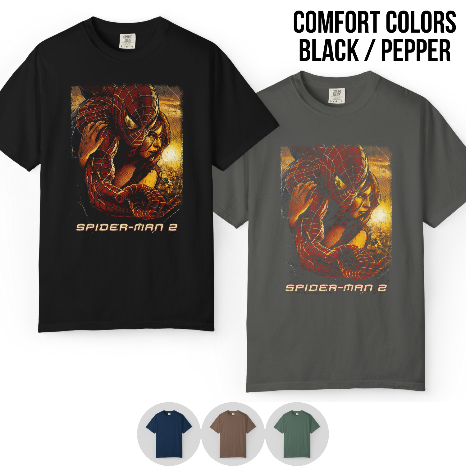 Spider-Man 2 MJ & Spidey Shirt - Tobey Maguire Spider-Man Graphic