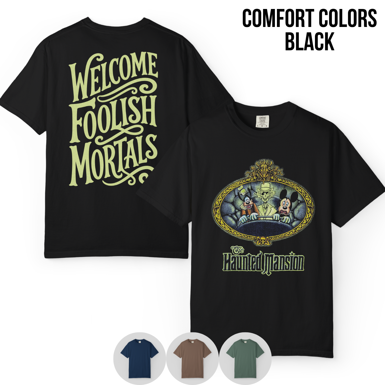 Disneyland Haunted Mansion Shirt - Mickey and Friends Haunted Mansion Tee
