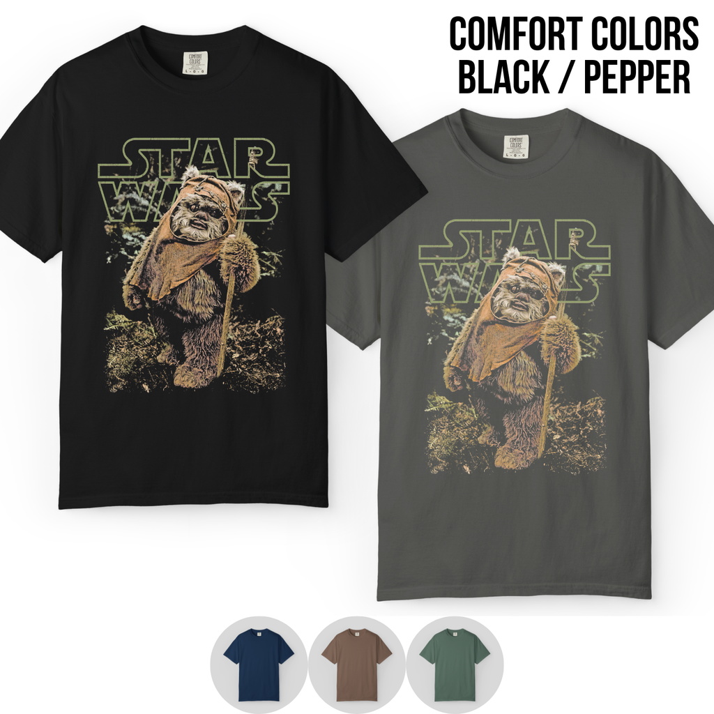 Star Wars Ewok Shirt – Wicket Endor Graphic Tee, Star Wars Fan Gift, Return Of The Jedi Ewok Shirt, Galaxy's Edge Disney Tee