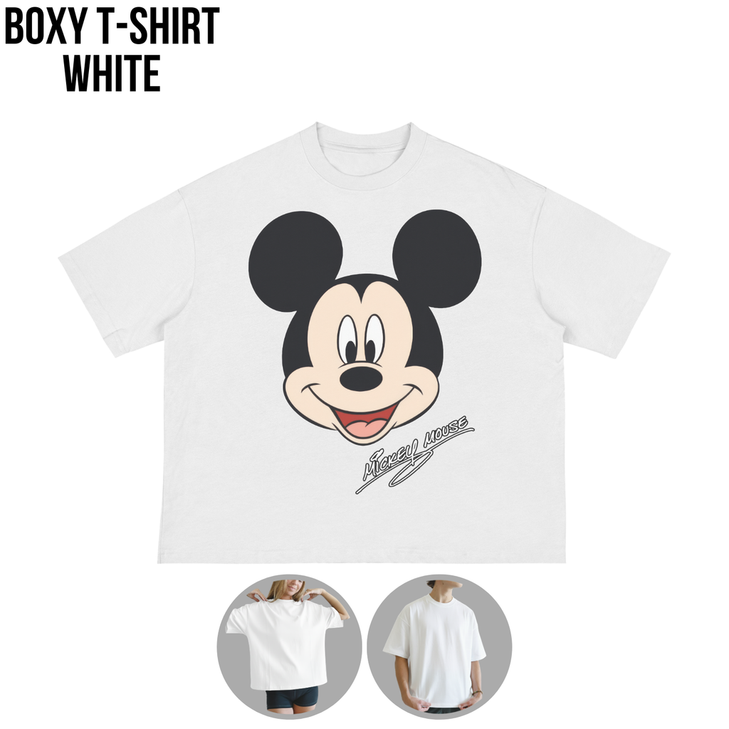 Retro Mickey Mouse Shirt - Disney Mickey Mouse Signature Tee