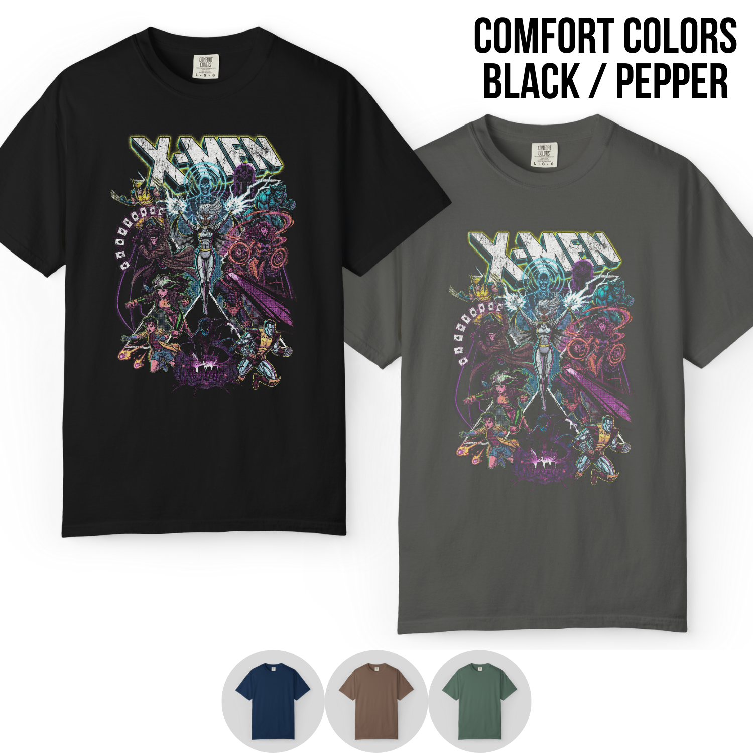 90's X-Men Vintage Team Shirt - Retro Mutant Marvel Graphic Tee