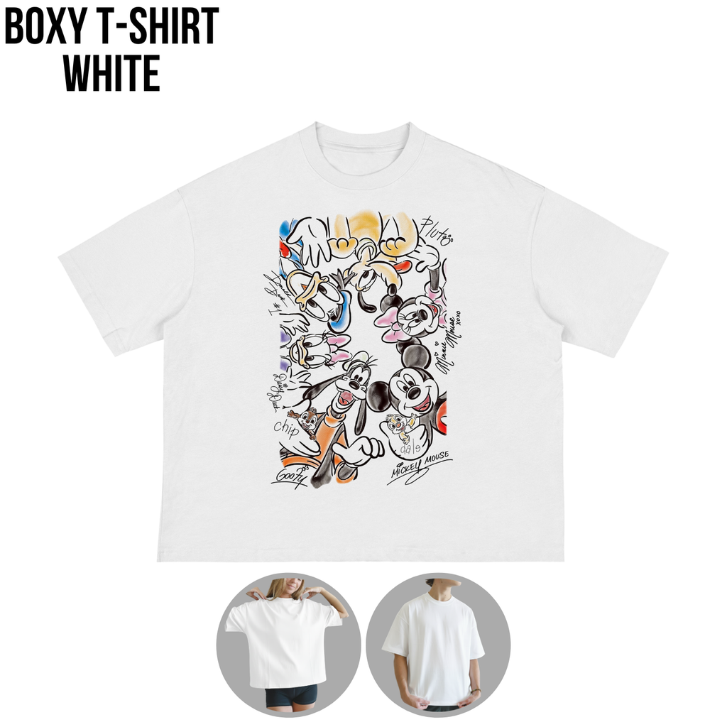 Retro Disney Characters Shirt – Mickey Minnie Friends Shirt