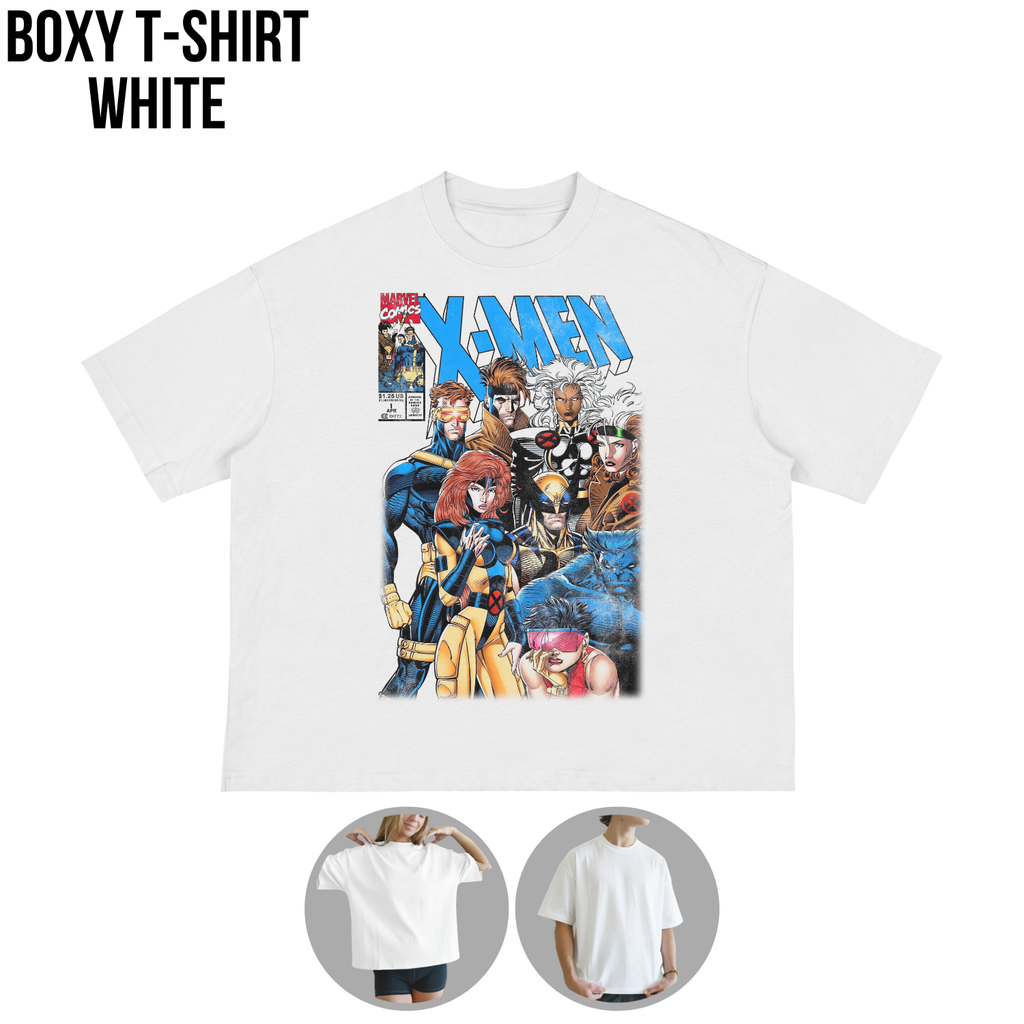 X-Men Shirt – Marvel Comics X-Men #1 Comic Cover Graphic Tee, X-Men Fan Gift, Cyclops Wolverine Storm Gambit Rogue Marvel Shirt, 90s Comic Book Tee