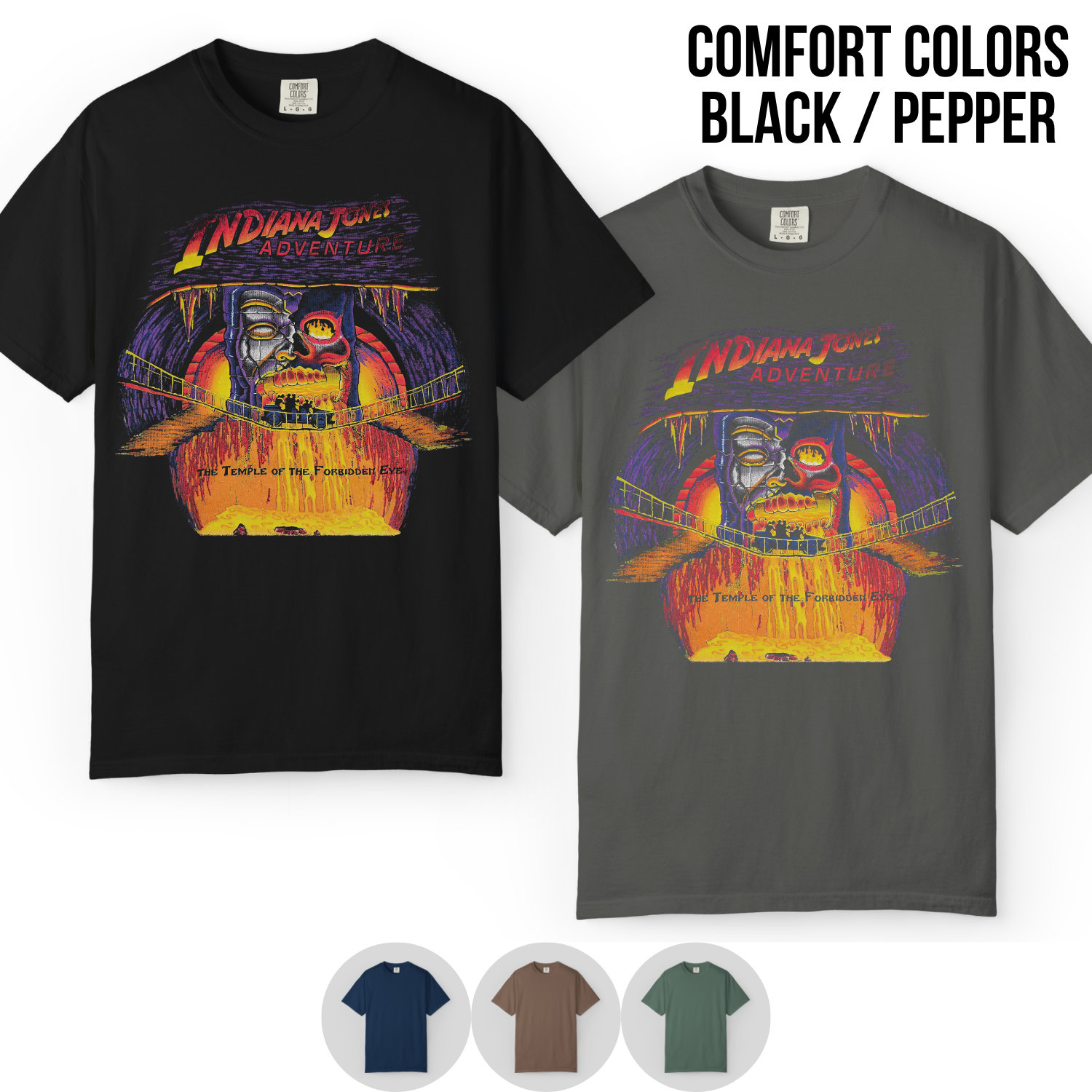 Indiana Jones Adventure Shirt – Temple of the Forbidden Eye Disneyland Ride Graphic Tee, Indiana Jones Fan Gift, Disney Adventure Ride Shirt, Disneyland Park Shirt