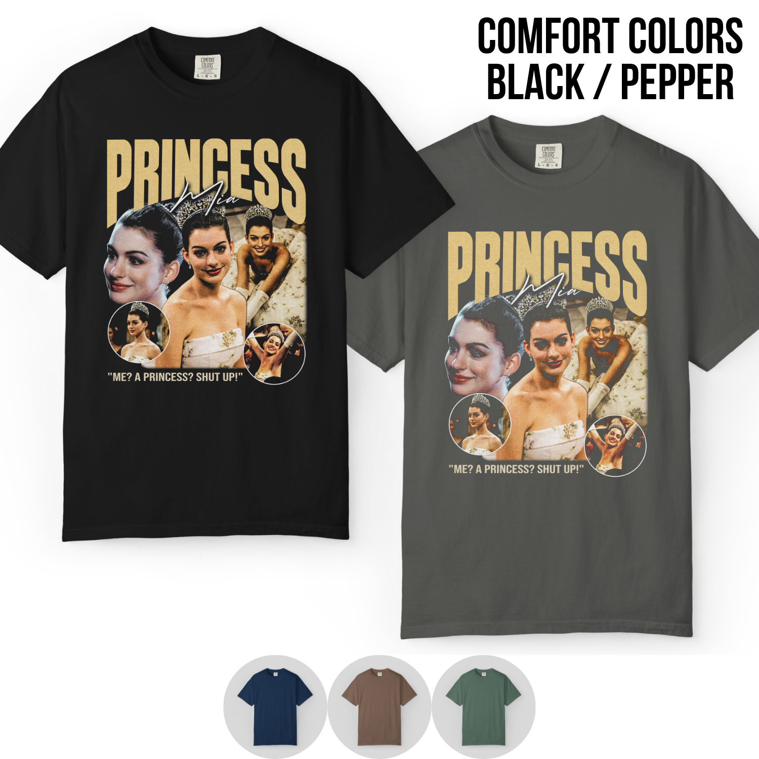 Retro Princess Diaries Shirt – Mia Thermopolis Princess Shirt