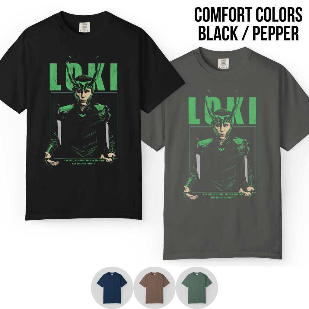 Loki Shirt – God of Mischief Horned Helmet Marvel Loki Graphic Shirt, Marvel Loki Fan Gift, Vintage Loki Shirt, Retro Marvel Merch