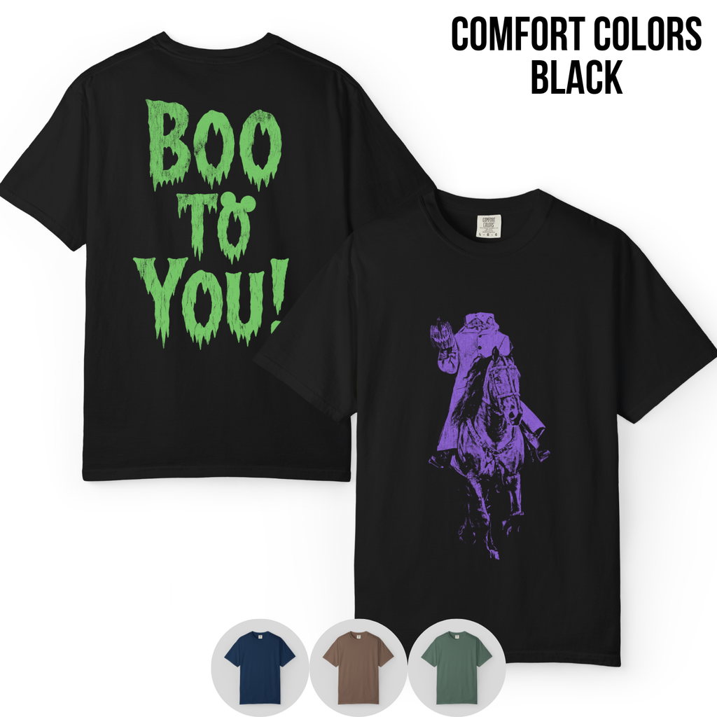 Headless Horseman Shirt – Boo To You Headless Horseman Tee, Mickey's Not So Scary Halloween Shirt, Disney Halloween Graphic Shirt, Disney World Halloween Fan Gift