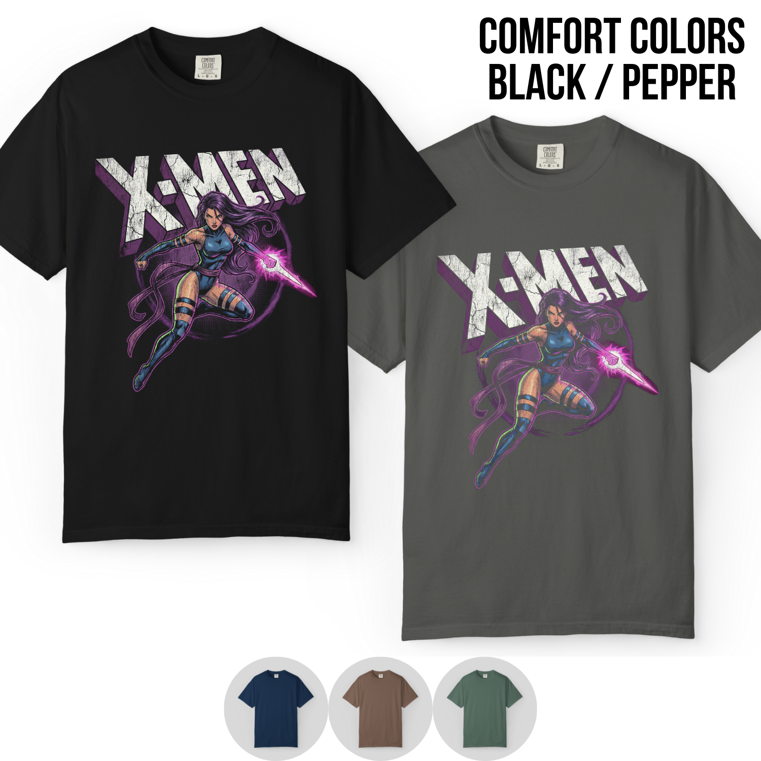 Psylocke X-Men Shirt - Retro Marvel Mutant Tee