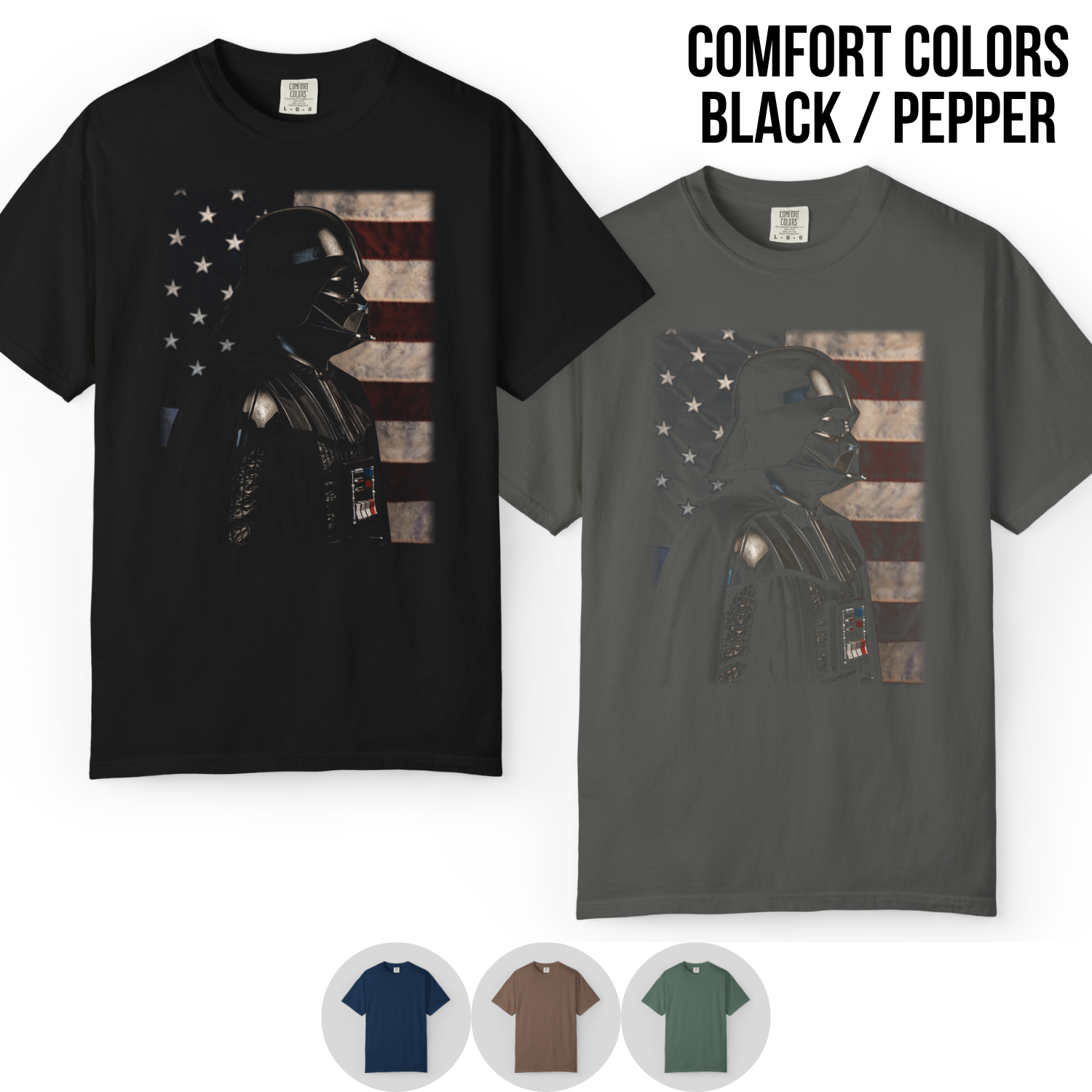Star Wars Darth Vader Shirt – Vintage Darth Vader American Flag Tee