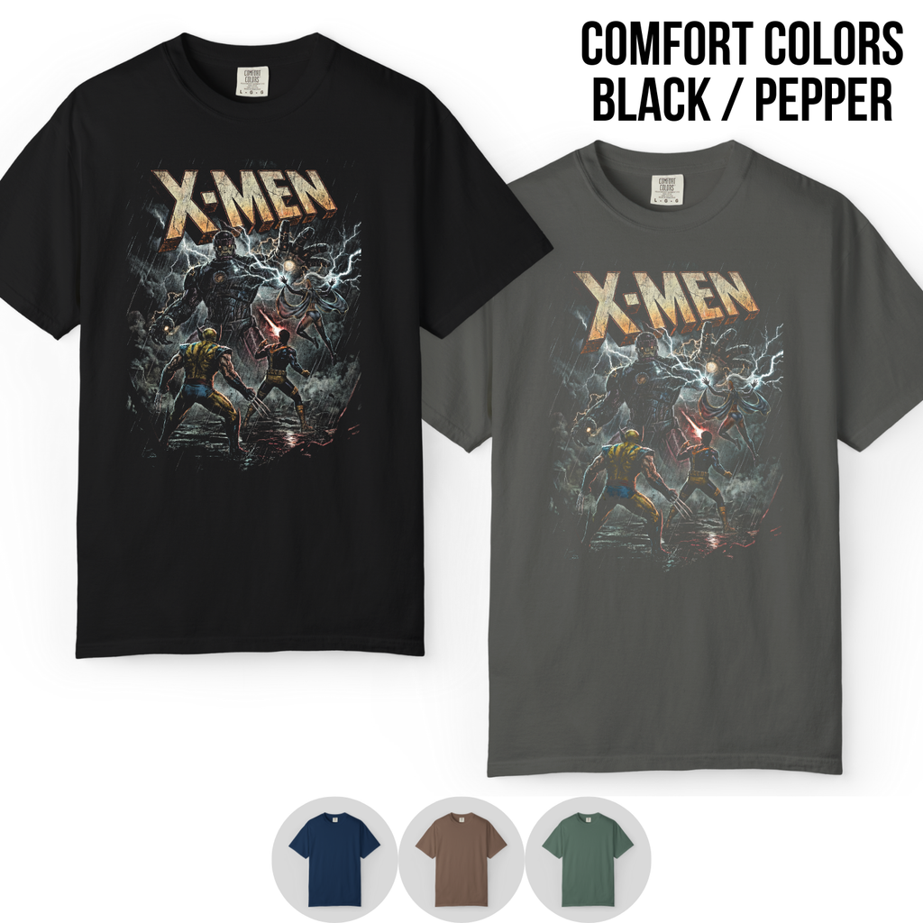 X-Men Marvel Shirt: Wolverine Cyclops Storm Tee