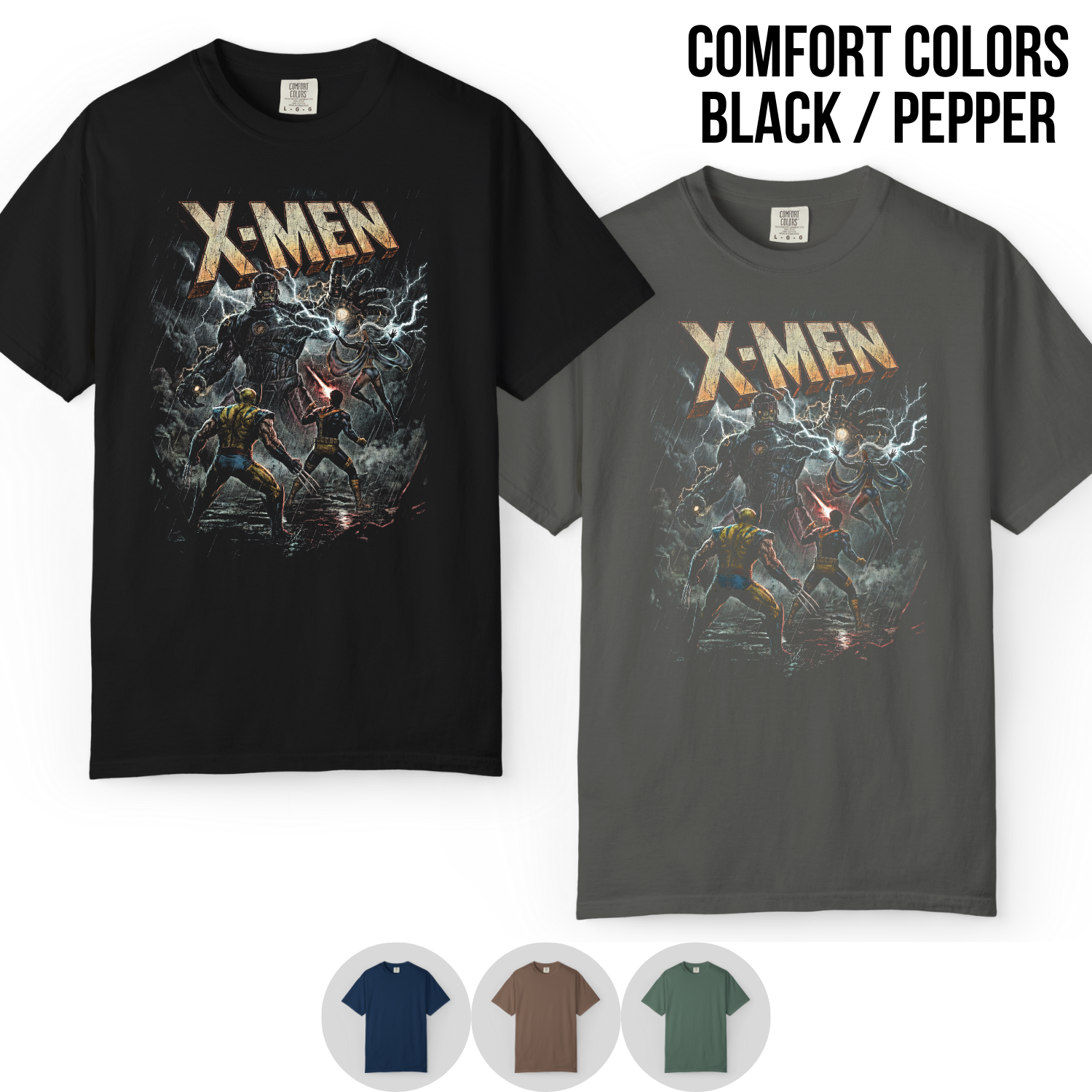 X-Men Marvel Shirt: Wolverine Cyclops Storm Tee