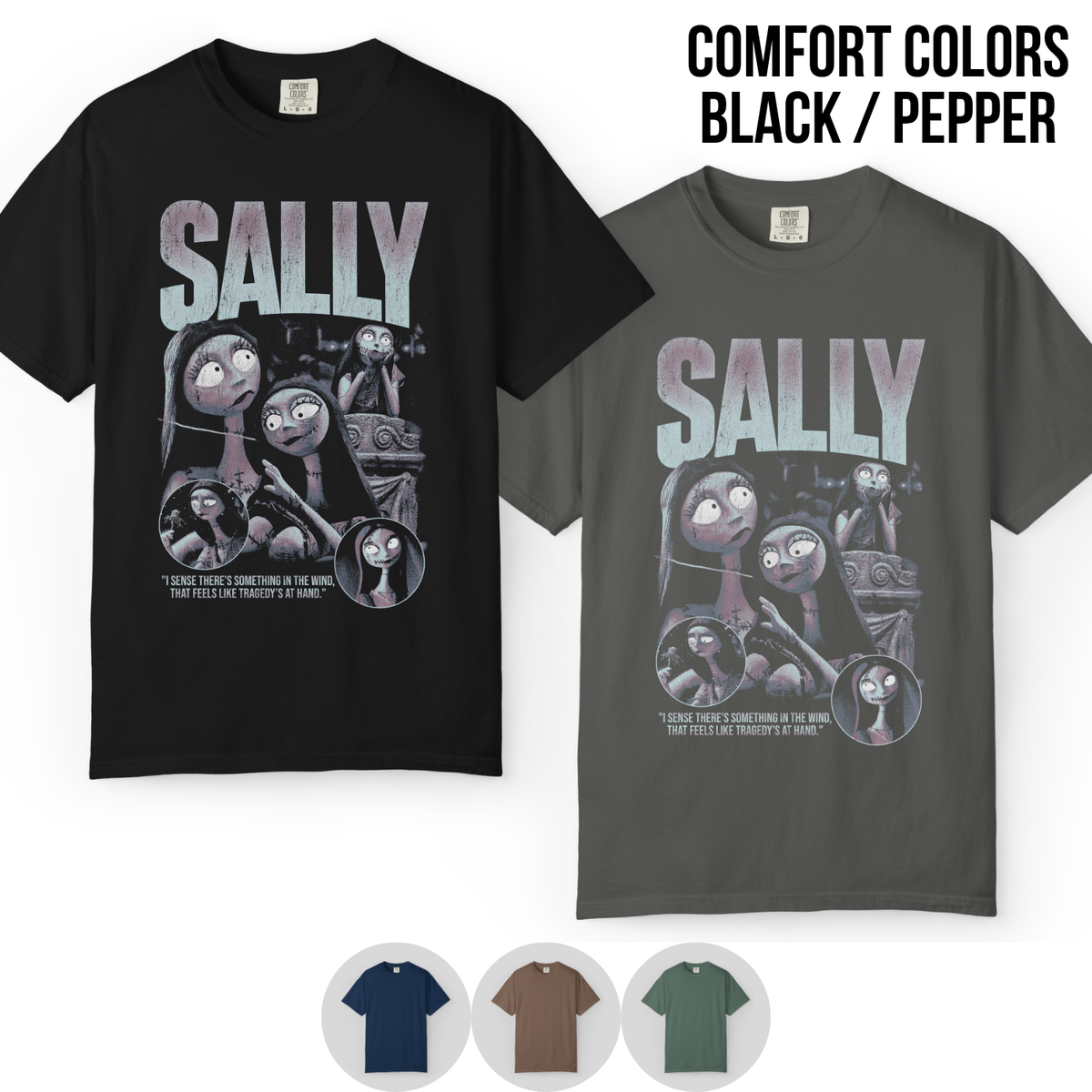 Sally Shirt – Nightmare Before Christmas Sally Vintage Bootleg Graphic Shirt, Sally Portrait Tee, Disney Fan Gift, Halloween Movie Merch