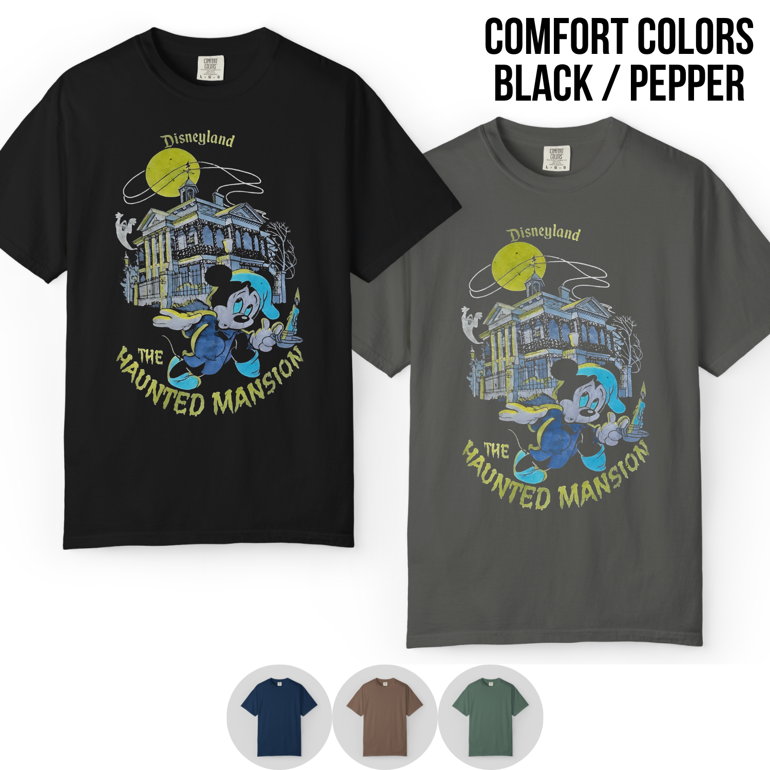 Haunted Mansion Disneyland Shirt - Halloween Mickey Haunted Mansion Tee