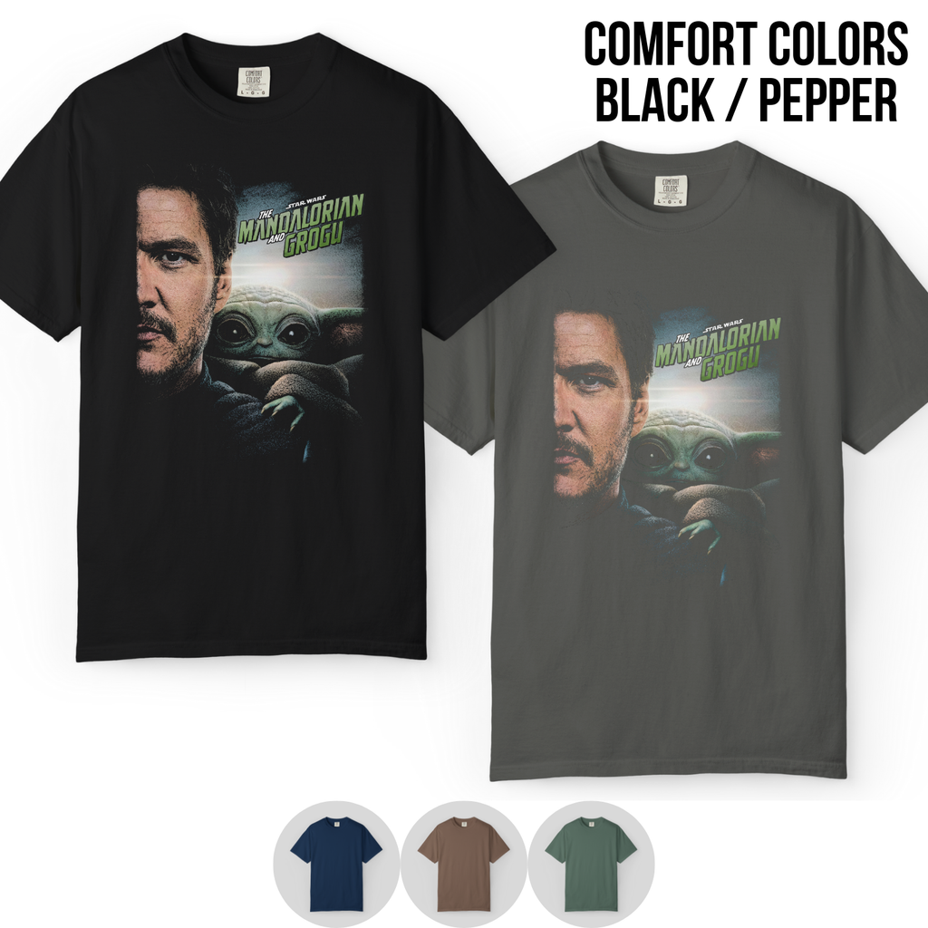 The Mandalorian & Grogu Shirt – Vintage Star Wars Graphic Tee