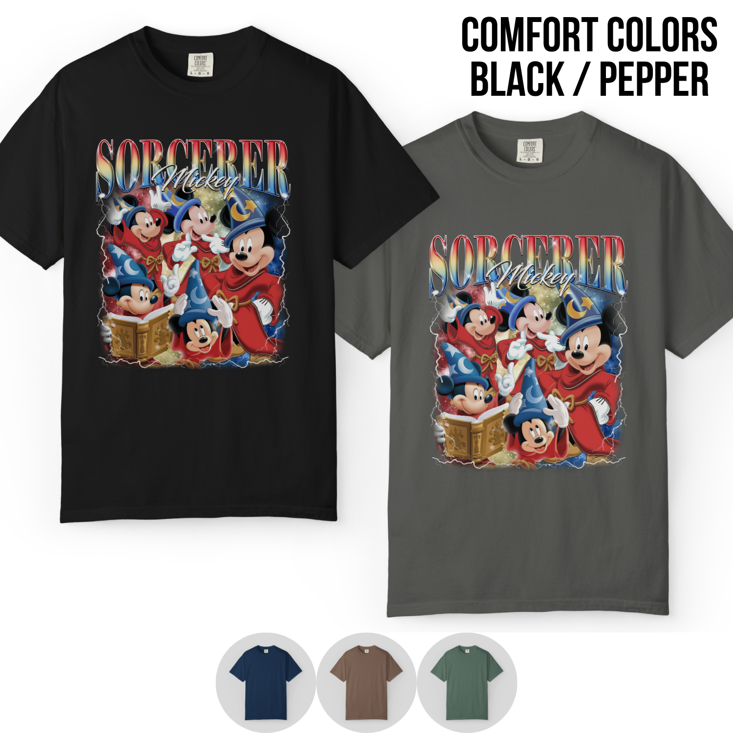 Mickey Mouse Shirt – Sorcerer Mickey Graphic Tee