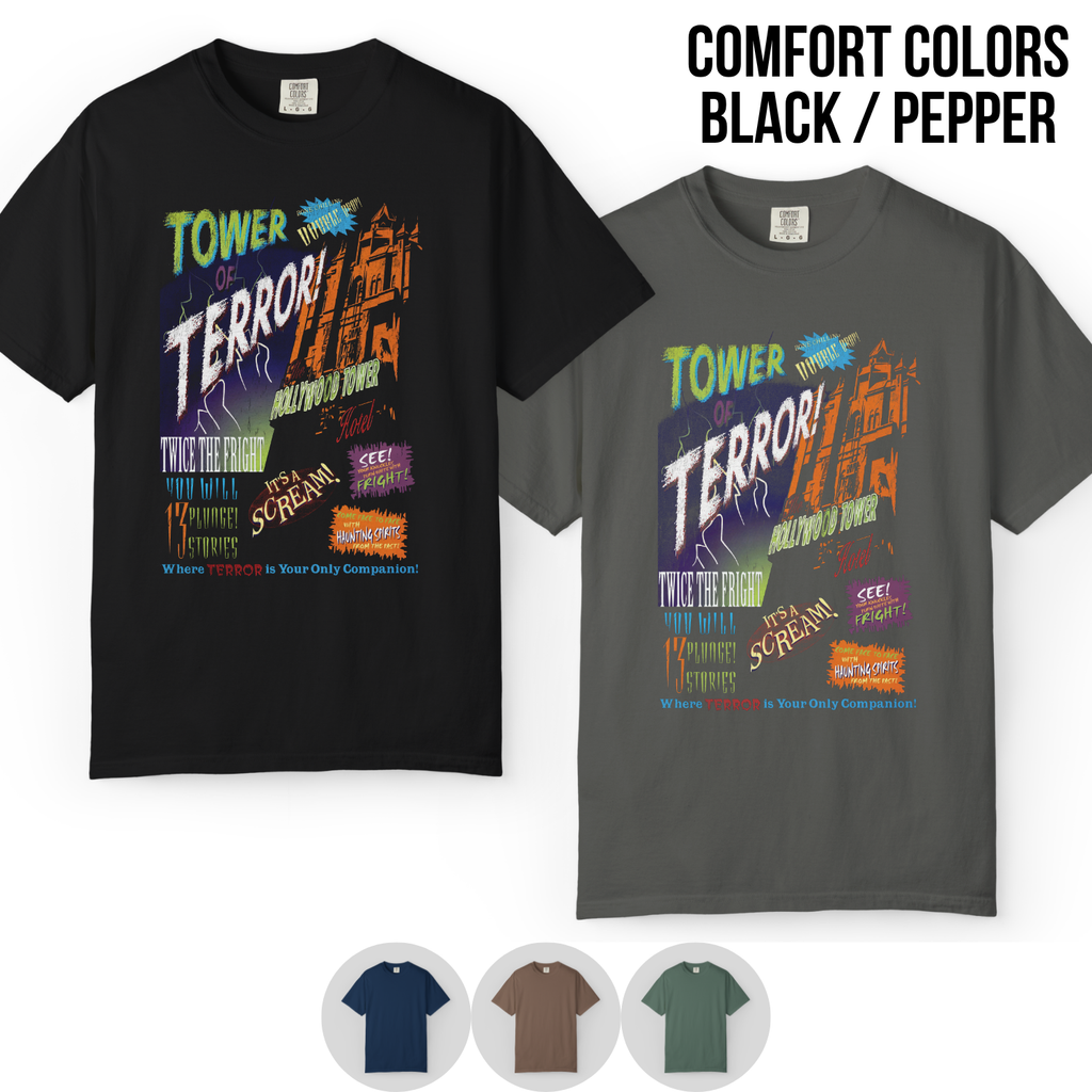 Vintage Tower of Terror Shirt – Retro Disney Ride Tee, Hollywood Studios Shirt