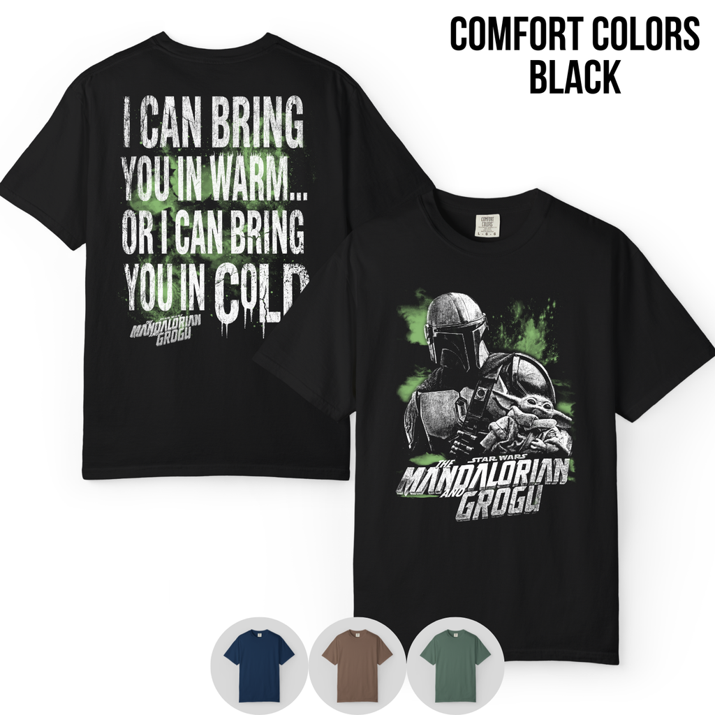 Mandalorian and Grogu Shirt: Din Djarin Star Wars Tee
