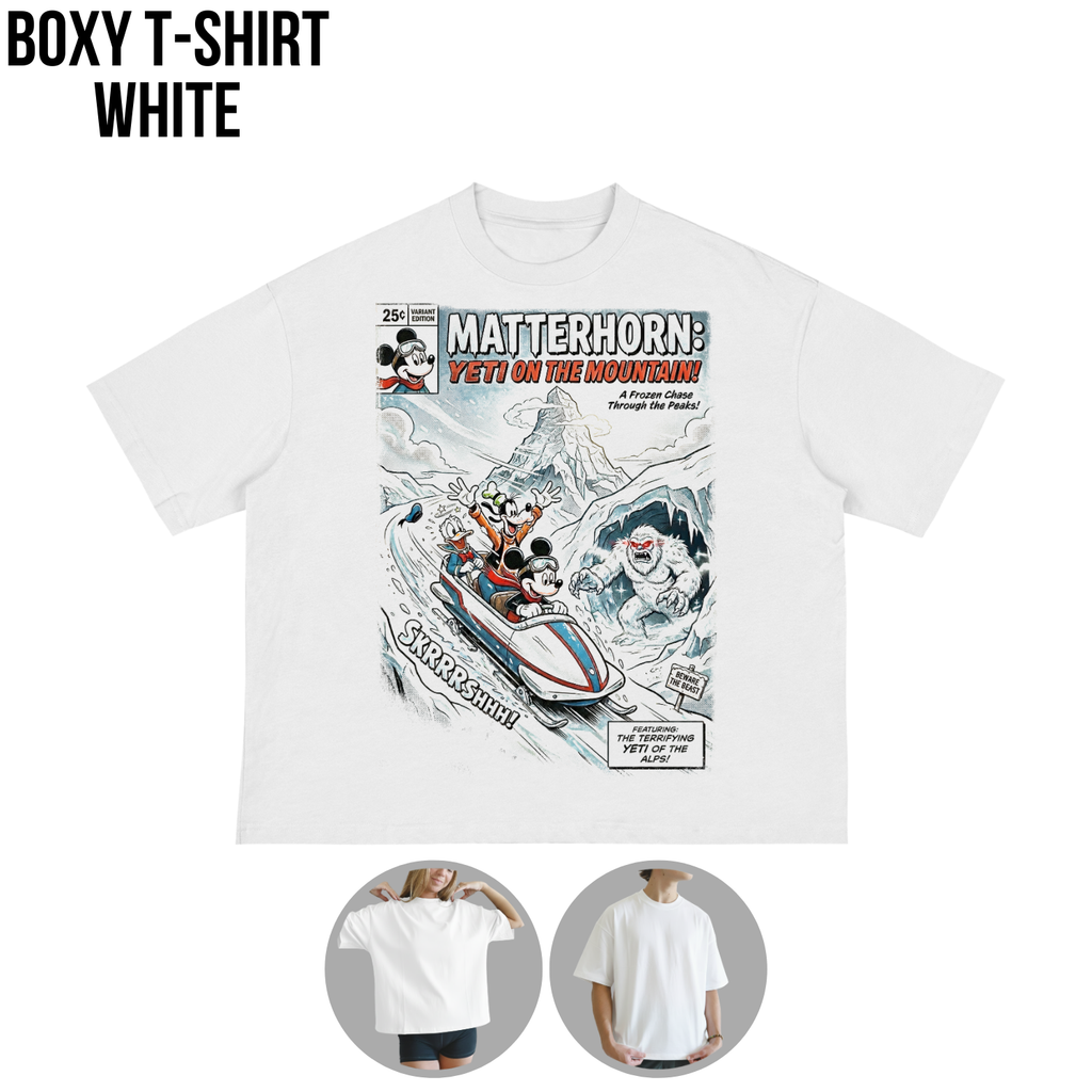 Disney Matterhorn Bobsleds Shirt - Mickey Donald Goofy Graphic