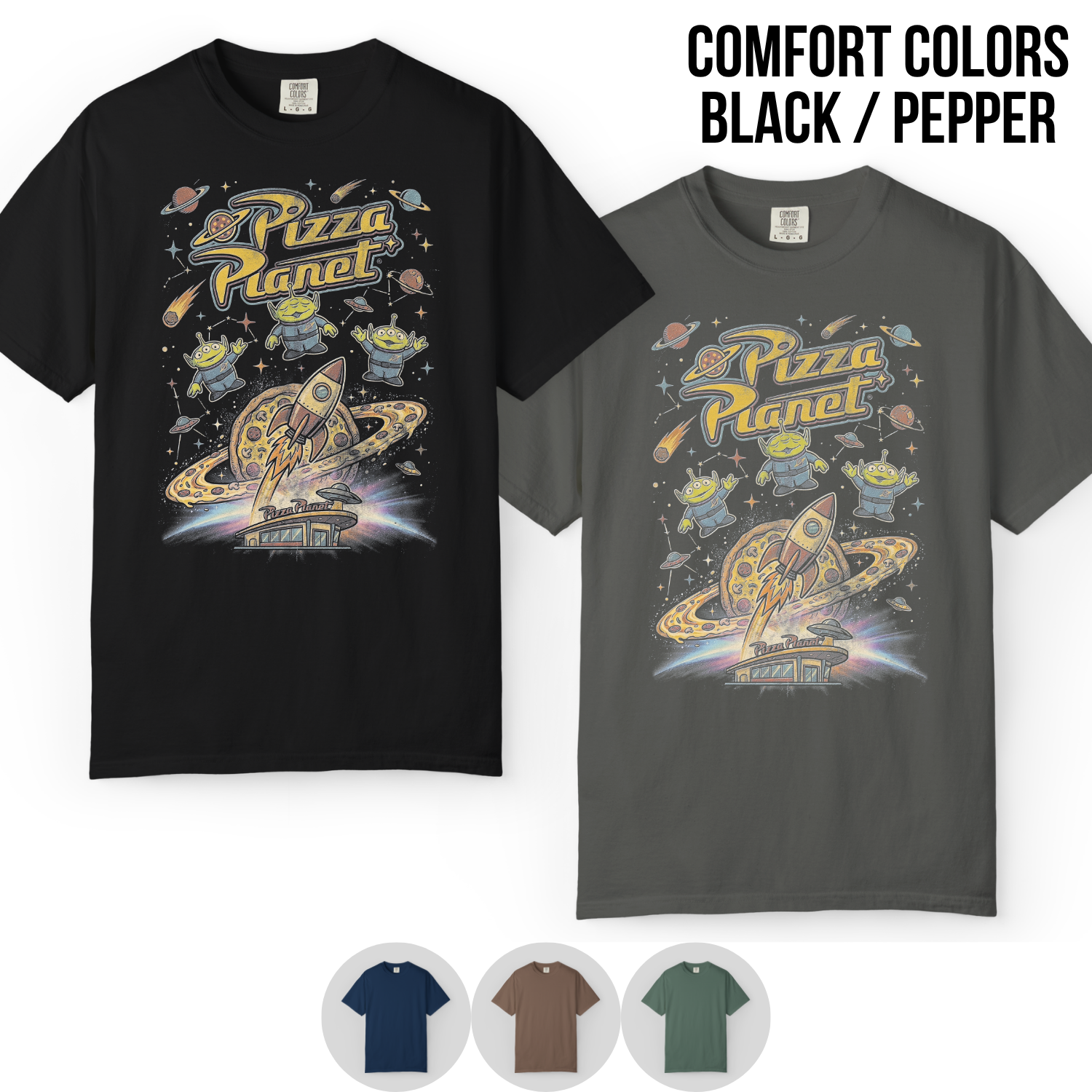 Pizza Planet Toy Story Shirt - Disney Pixar Aliens Tee