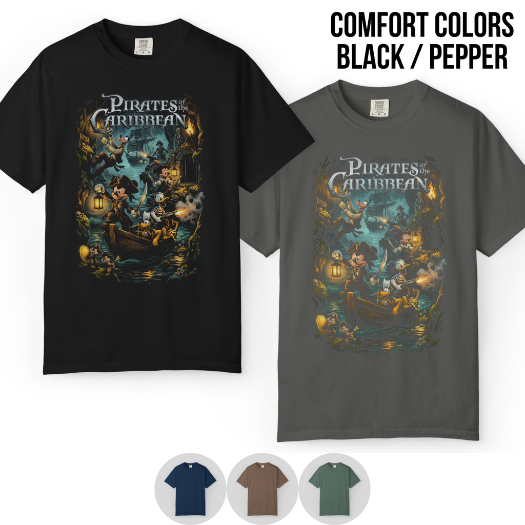 Vintage Disney Pirates of the Caribbean Shirt - Mickey & Friends Disney Shirt