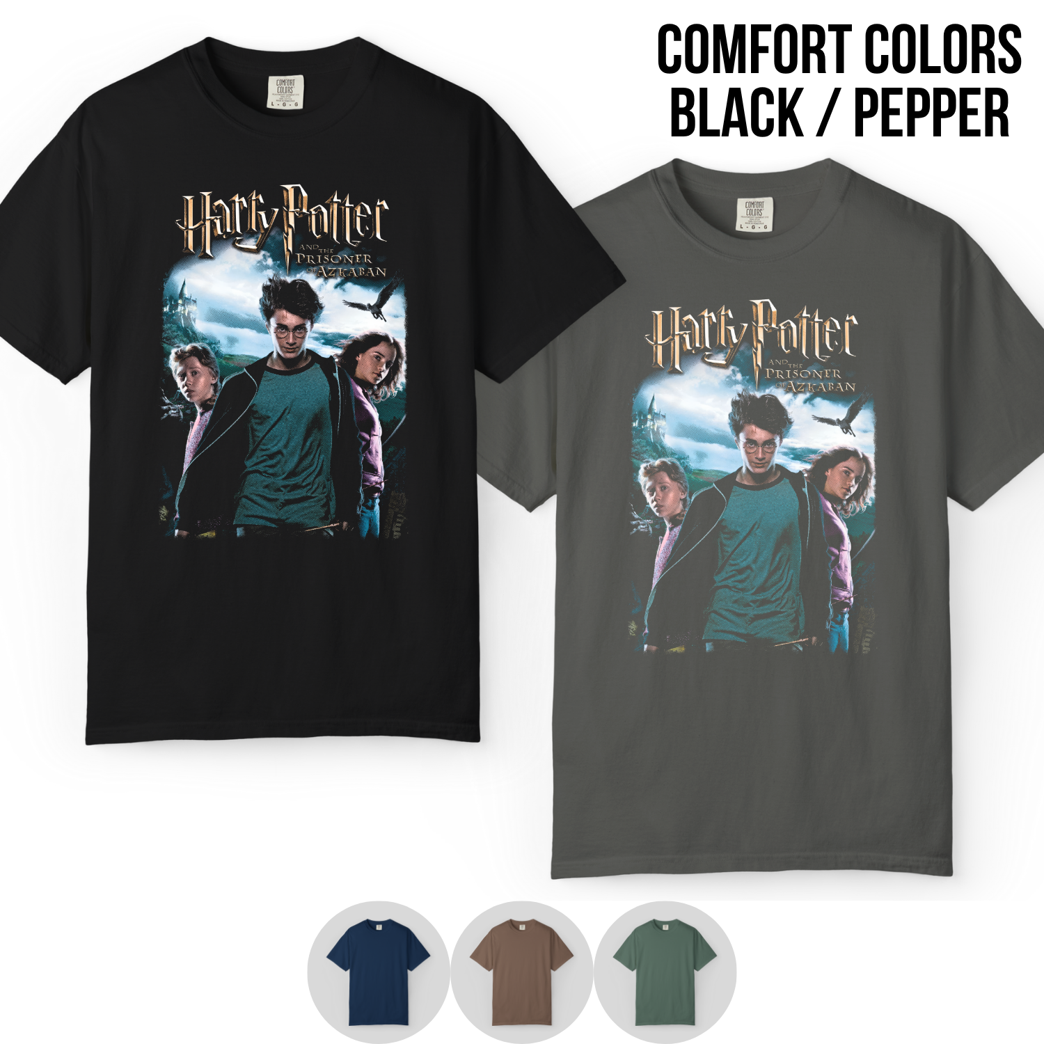 Harry Potter Prisoner of Azkaban Shirt | Vintage Harry, Ron & Hermione Tee