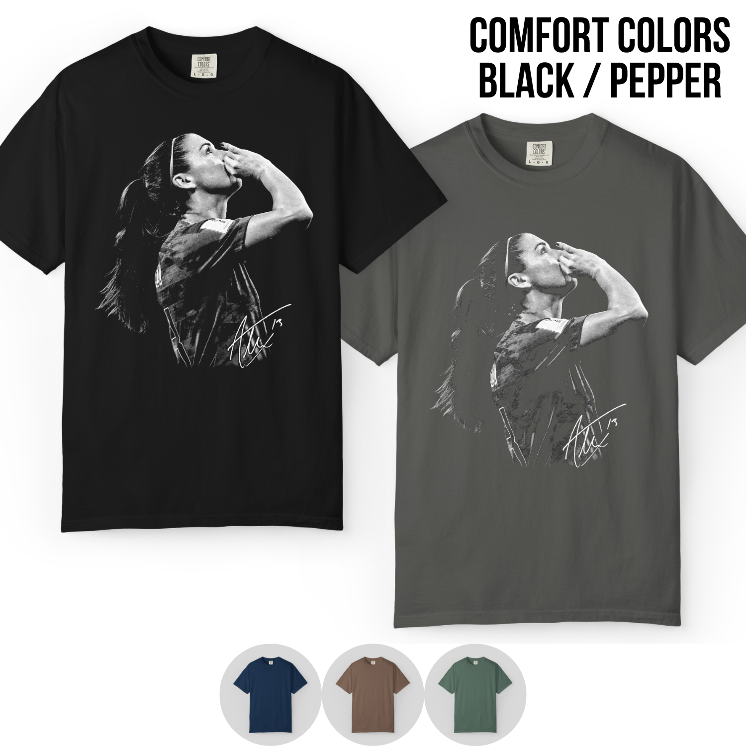 Vintage Alex Morgan Shirt – USWNT Fan Gift, Women's Soccer Graphic Tee