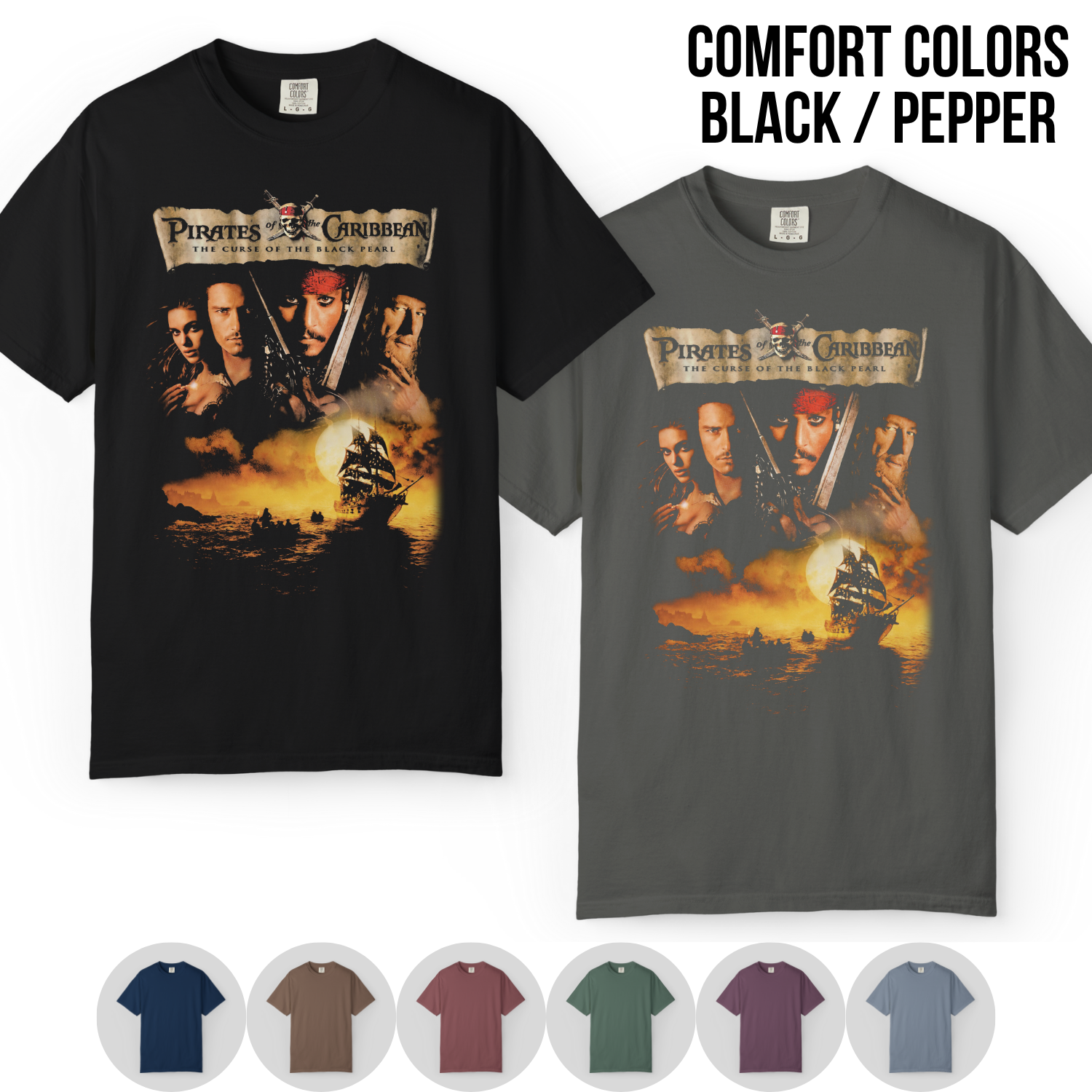 Pirates of the Caribbean Shirt – The Curse of the Black Pearl