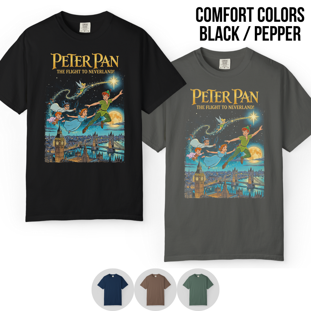 Peter Pan The Flight to Neverland Shirt | Vintage Disney Tee