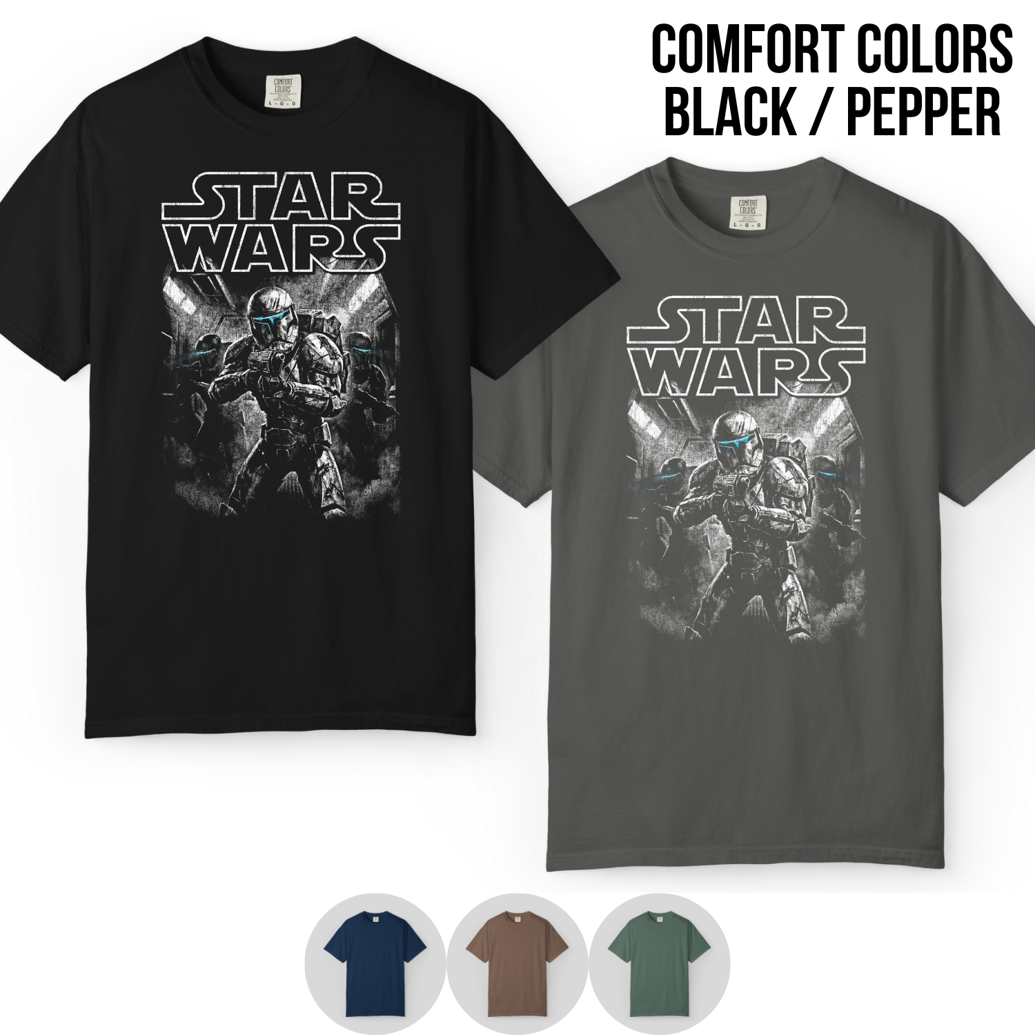 Star Wars Clone Commando Shirt: Delta Squad Vintage Tee