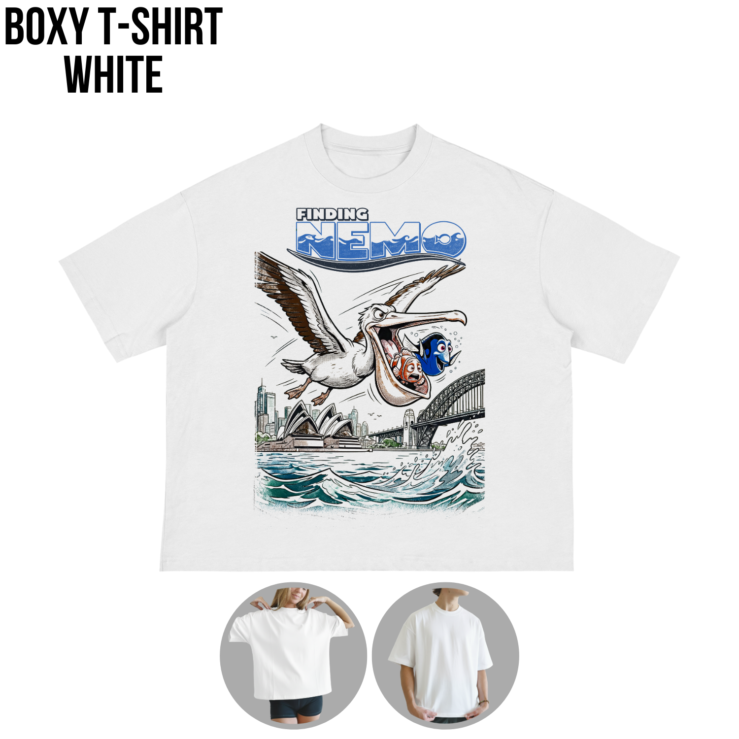 Finding Nemo Shirt – Vintage Marlin & Dory Sydney Rescue Tee