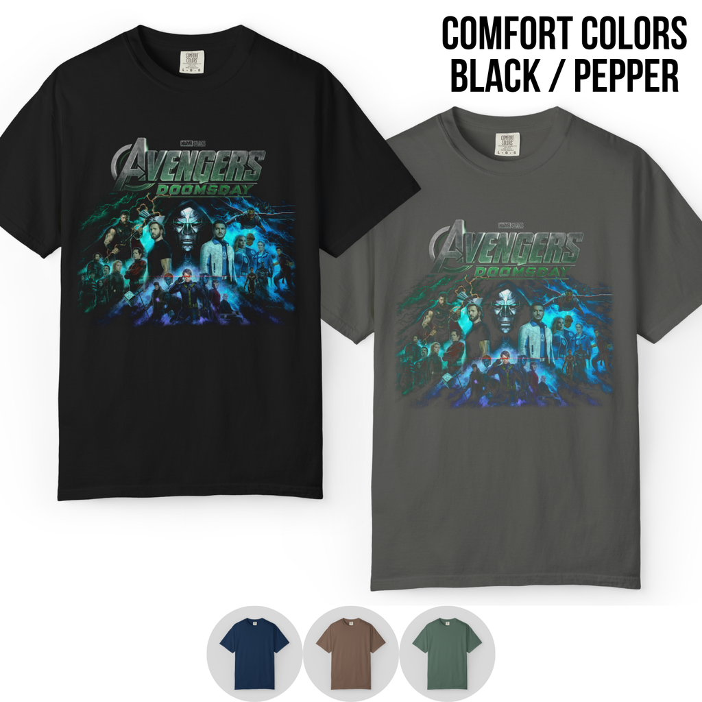 Avengers Doomsday Shirt – Marvel Avengers Doomsday Doctor Doom Graphic Tee, Avengers Doomsday Fan Gift, Marvel 2026 Movie Shirt, MCU Fan Shirt