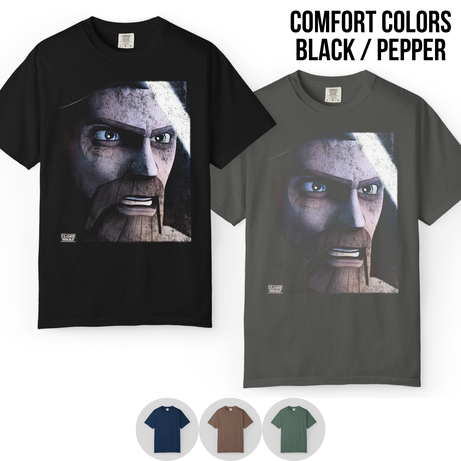 Star Wars Obi-Wan Kenobi Shirt – The Clone Wars Obi-Wan Portrait Tee