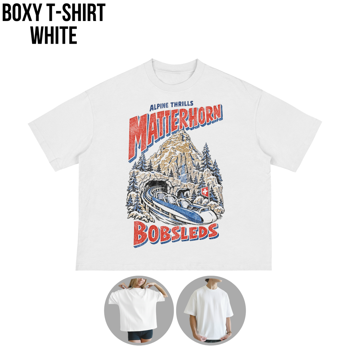 Matterhorn Bobsleds Shirt – Disneyland Alpine Thrills Ride Graphic Shirt, Disney Parks Fan Gift, Vintage Matterhorn Poster Shirt, Retro Disney Attraction Merch