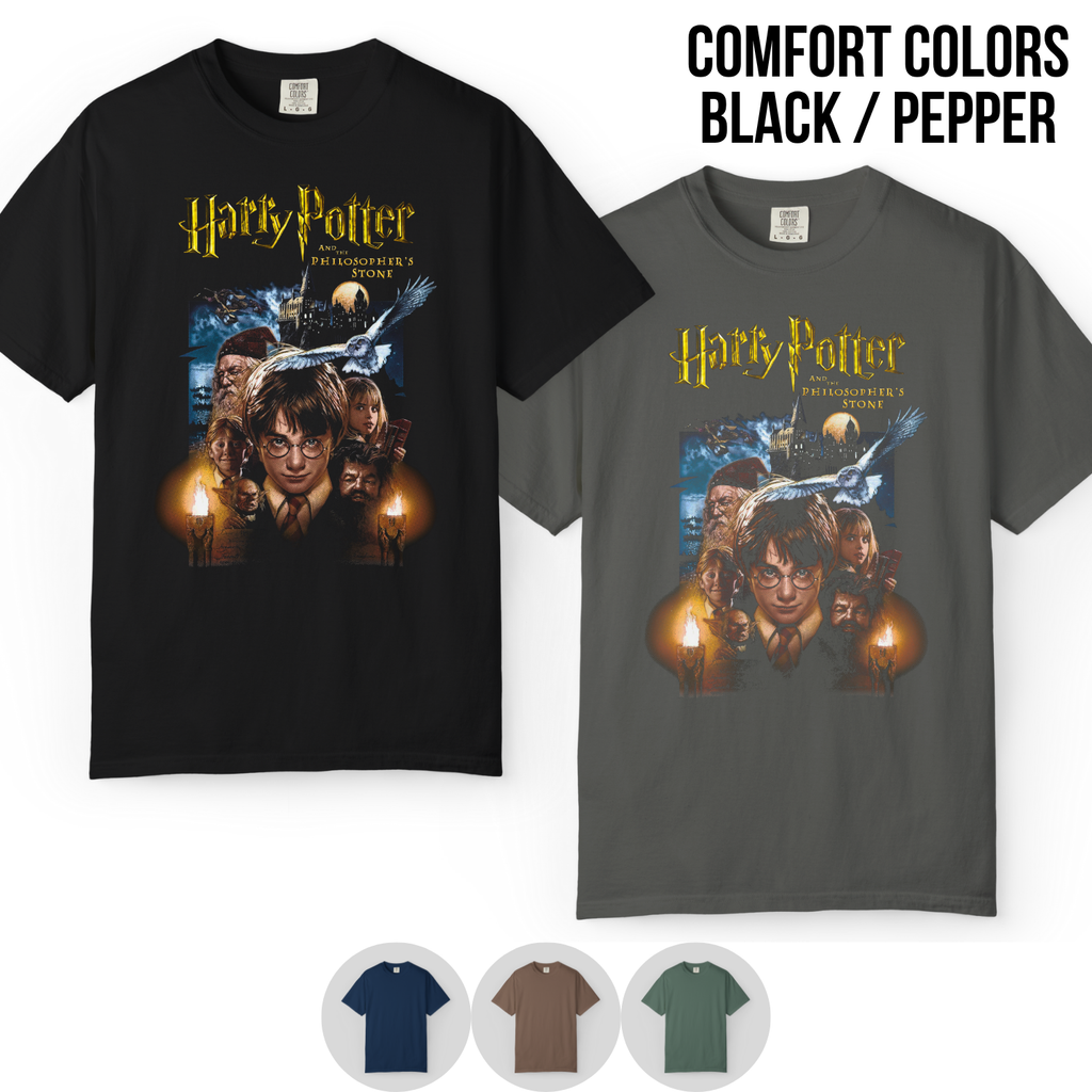 Harry Potter Philosopher’s Stone Shirt – Vintage Hogwarts Graphic Tee