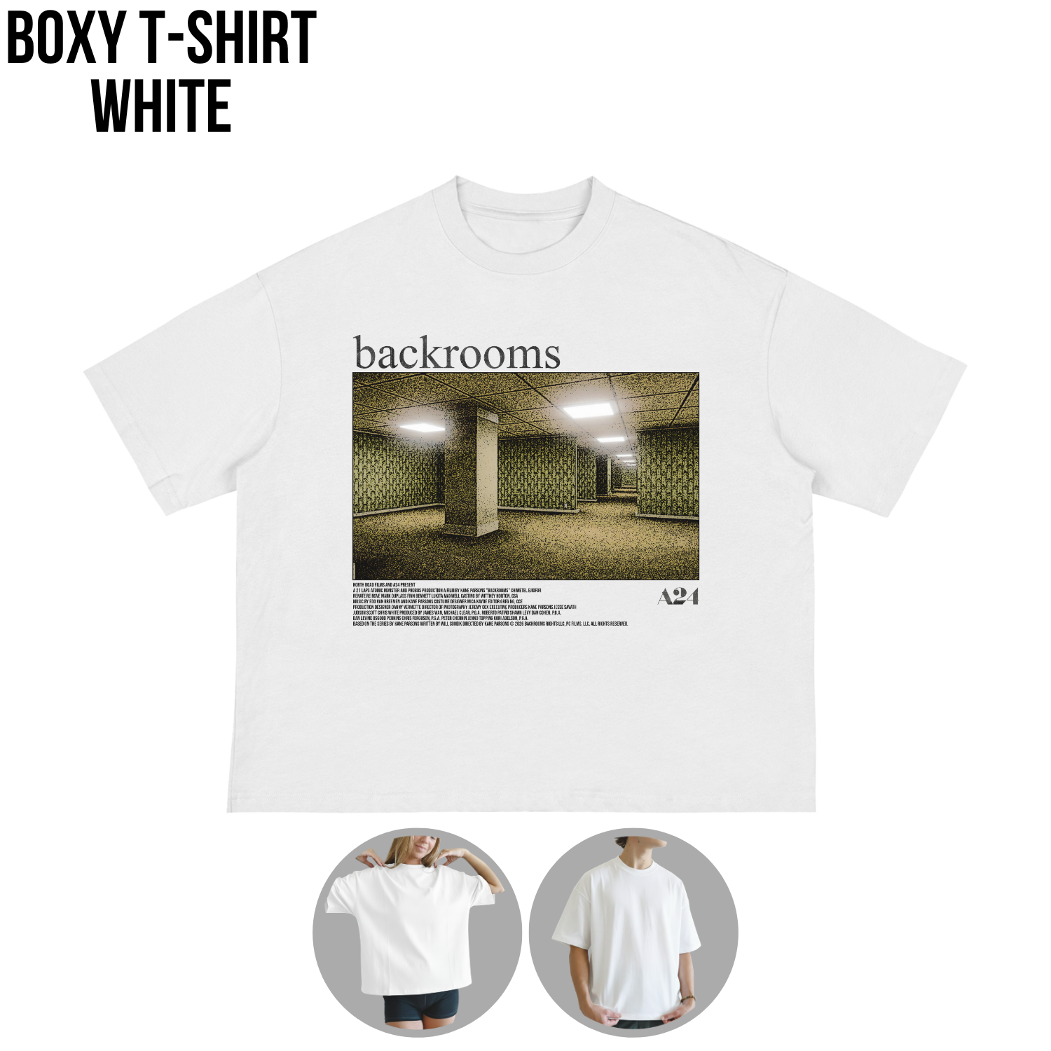 Backrooms A24 Shirt – You've Noclipped Out Of Reality Graphic Tee